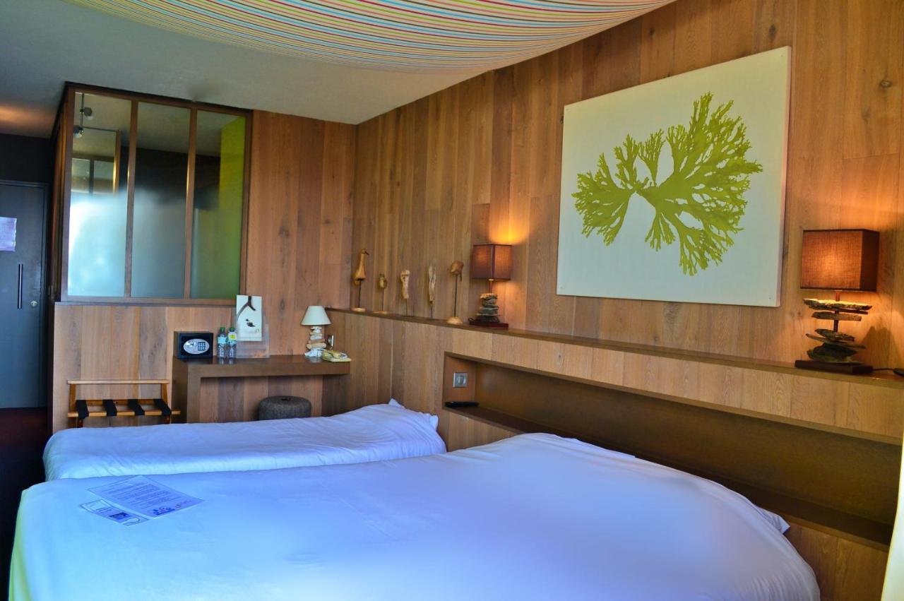 Logis Hotel Le Calluna Restaurant La Flottille Préfailles Eksteriør bilde