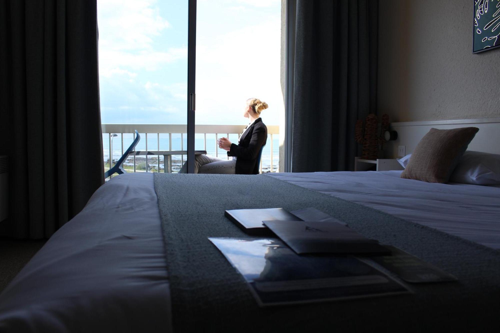 Logis Hotel Le Calluna Restaurant La Flottille Préfailles Eksteriør bilde